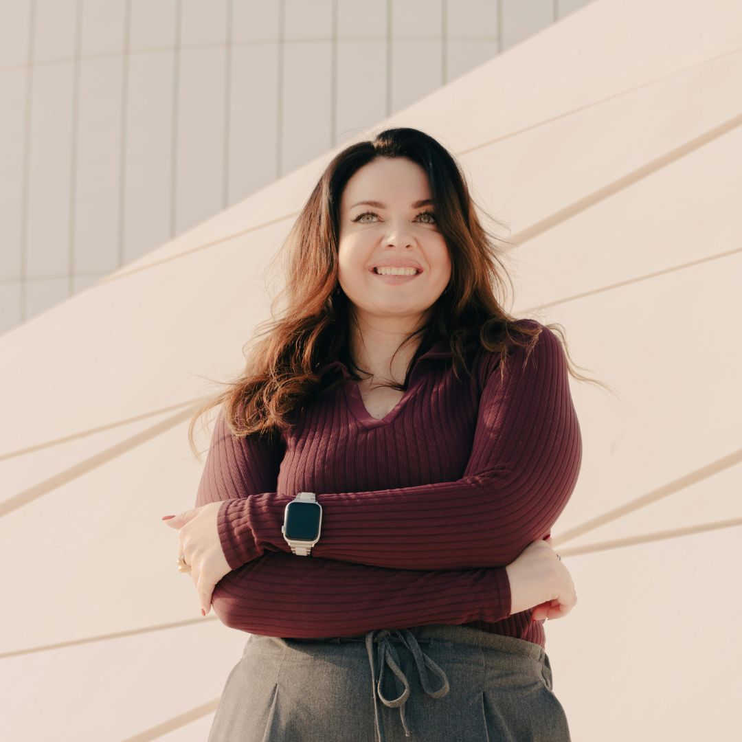 Woman practising self-care and confidence with PCOS